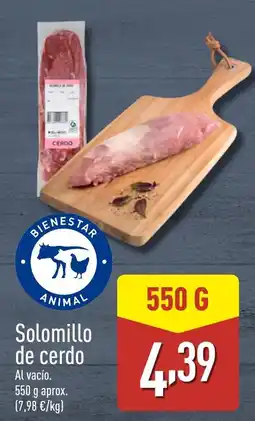 ALDI Solomillo de cerdo oferta