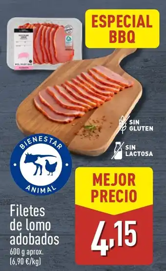 ALDI Filetes de lomo adobados oferta