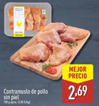 ALDI Contramuslo de pollo sin piel oferta