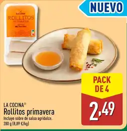 ALDI LA COCINA Rollitos primavera oferta