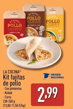 ALDI LA COCINAⓇ Kit fajitas de pollo oferta