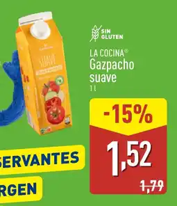 ALDI LA COCINA Gazpacho suave oferta