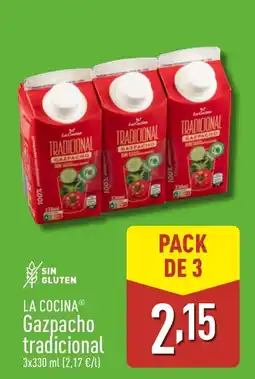 ALDI LA COCINA Gazpacho tradicional oferta