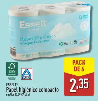 ALDI ESSELT Papel higiénico compacto oferta