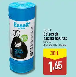ALDI ESSELT Bolsas de basura básicas oferta
