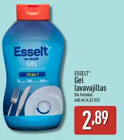 ALDI ESSELT Gel lavavajillas oferta