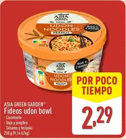ALDI ASIA GREEN GARDEN Fideos udon bowl oferta