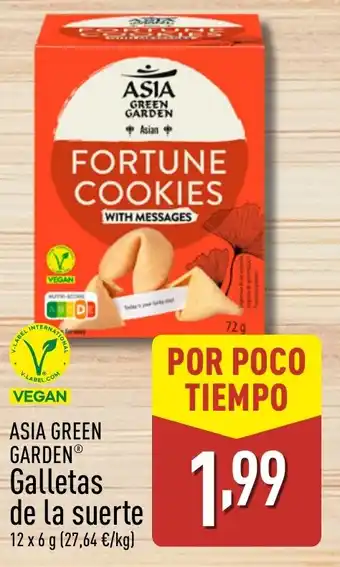 ALDI ASIA GREEN GARDEN Galletas de la suerte oferta