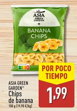 ALDI ASIA GREEN GARDEN Chips de banana oferta