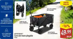 ALDI ADVENTURIDGE Carro de mano plegable oferta