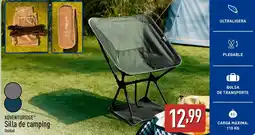 ALDI ADVENTURIDGE Silla de camping oferta