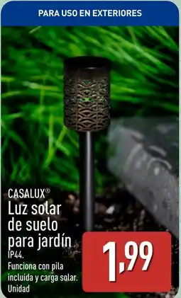 ALDI CASALUXⓇ Luz solar de suelo para jardín oferta