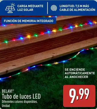 ALDI BELAVI Tubo de luces LED oferta