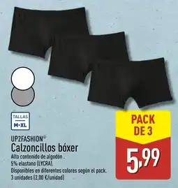 ALDI UP2FASHION Calzoncillos bóxer oferta