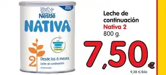 Alimerka Nativa 2 Leche de continuación 800g oferta