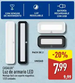 ALDI CASALUX Luz de armario LED oferta
