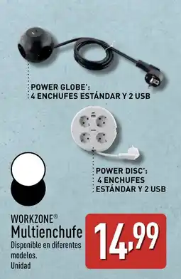 ALDI WORKZONE Multienchufe oferta