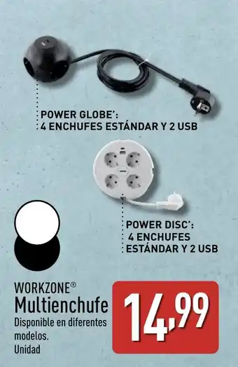 ALDI WORKZONE Multienchufe oferta