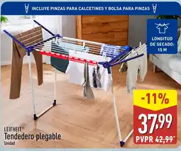 ALDI LEIFHEIT Tendedero plegable oferta