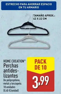 ALDI HOME CREATION Perchas antides- lizantes oferta