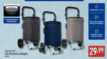 ALDI LIVE IN STYLE Carrito de la compra oferta