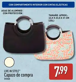 ALDI LIVE IN STYLE Capazo de compra oferta