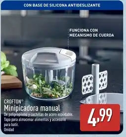 ALDI CROFTON Minipicadora manual oferta
