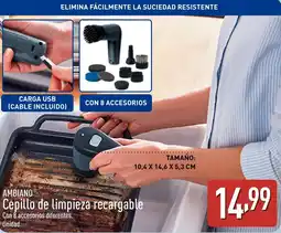 ALDI AMBIANO Cepillo de limpieza recargable oferta