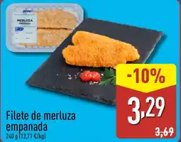 ALDI Filete de merluza empanada oferta