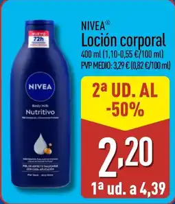 ALDI NIVEA Loción corporal oferta