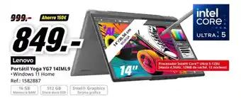MediaMarkt LENOVO Portátil Yoga YG7 14IML9 oferta
