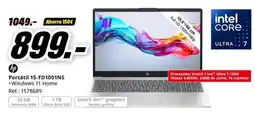 MediaMarkt HP Portátil 15-FD1001NS oferta