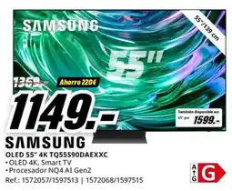 MediaMarkt SAMSUNG OLED 55" 4K TQ55S90DAEXXC oferta