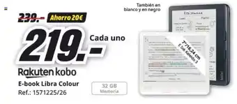 MediaMarkt E-book Libra Colour oferta