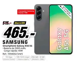 MediaMarkt SAMSUNG Smartphone Galaxy A56 5G oferta