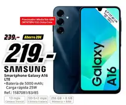MediaMarkt SAMSUNG Smartphone Galaxy A16 LTE oferta