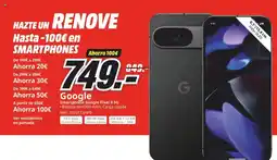MediaMarkt GOOGLE Smartphone Google Pixel 9 5G oferta