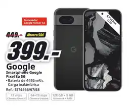 MediaMarkt GOOGLE Smartphone Google Pixel 8a 5G oferta