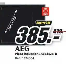 MediaMarkt Placa inducción IAE63421FB oferta