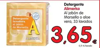 Alimerka Alimerka Detergente 33 lavados oferta