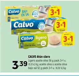 Coviran CALVO Atún claro Ligero aceite oliva oferta