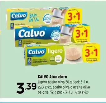 Coviran CALVO Atún claro Ligero aceite oliva oferta