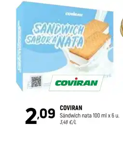 Coviran COVIRAN Sándwich nata oferta