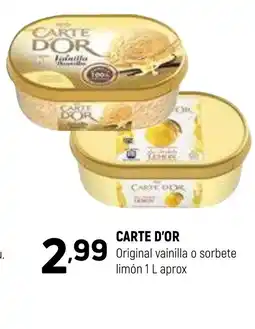 Coviran CARTE D'OR Original vainilla a sorbete oferta