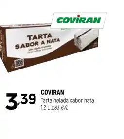 Coviran COVIRAN Tarta helada sabor nata oferta