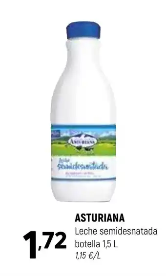 Coviran ASTURIANA Leche semidesnatada botella oferta