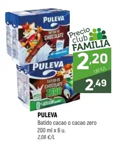 Coviran PULEVA Batido cacao o cacao zero oferta