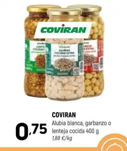 Coviran COVIRAN Alubia blanca, garbanzo o lenteja cocida oferta