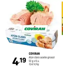 Coviran COVIRAN Atún claro aceite girasol oferta