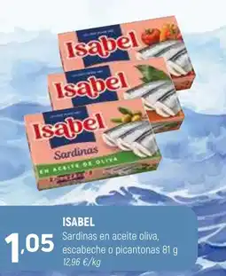 Coviran ISABEL Sardinas en aceite oliva, escabeche o picantonas oferta